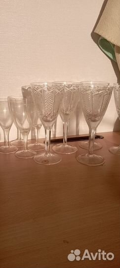 Фужеры хрустальные СССР