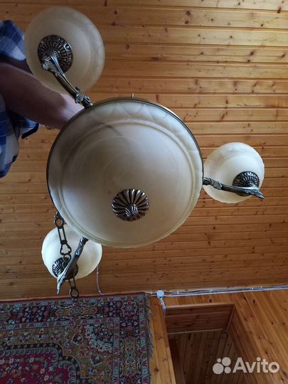 Люстра потолочная б у под старину