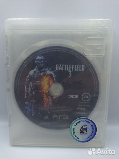 Battlefield 3 PS3 (б/у, англ.) без обложки