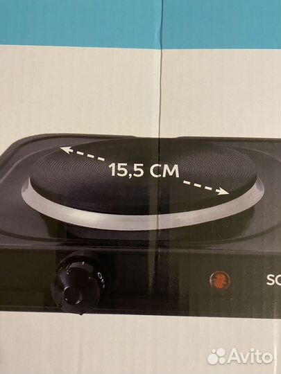 Электроплитка настольная scarlett новая