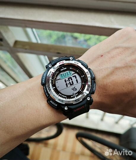 Часы casio pro trek prw- 3400-1jf (новый)