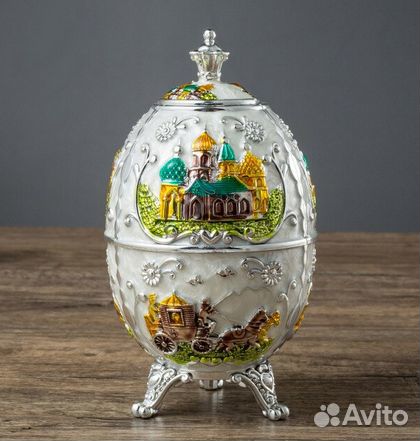 Яйцо Фаберже - контейнер для зубочисток