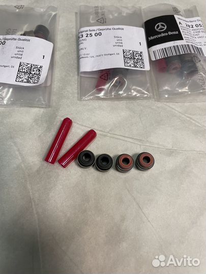 Маслосъемные колпачки на mercedes