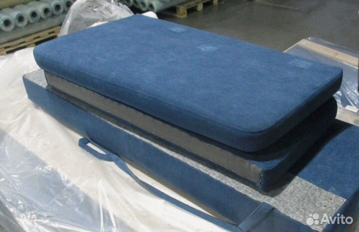 Диван угловой Льери Мини Velvet Blue