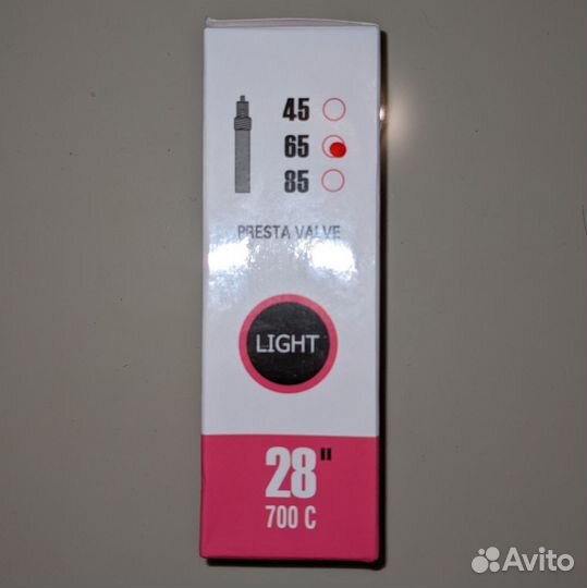 Камера TPU для велосипеда 700C/622/28 18-32mm