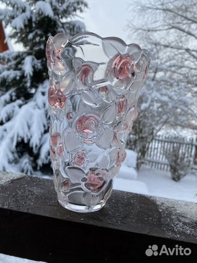 Ваза хрустальное стекло walther-glas Германия