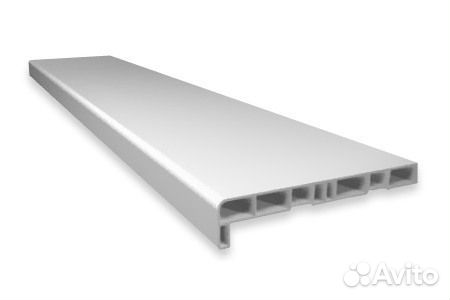 Подоконник пвх 600 мм белый
