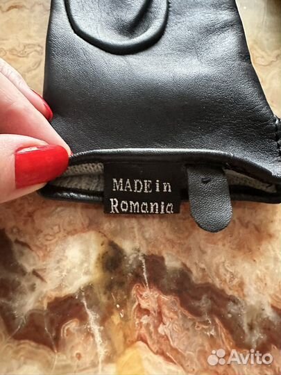 Перчатки женские из натуральной кожи