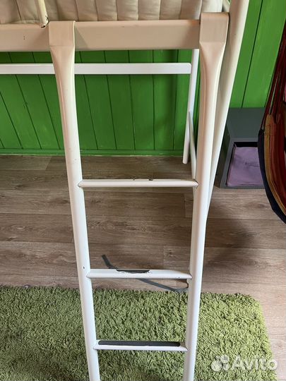Кровать чердак IKEA с матрасом
