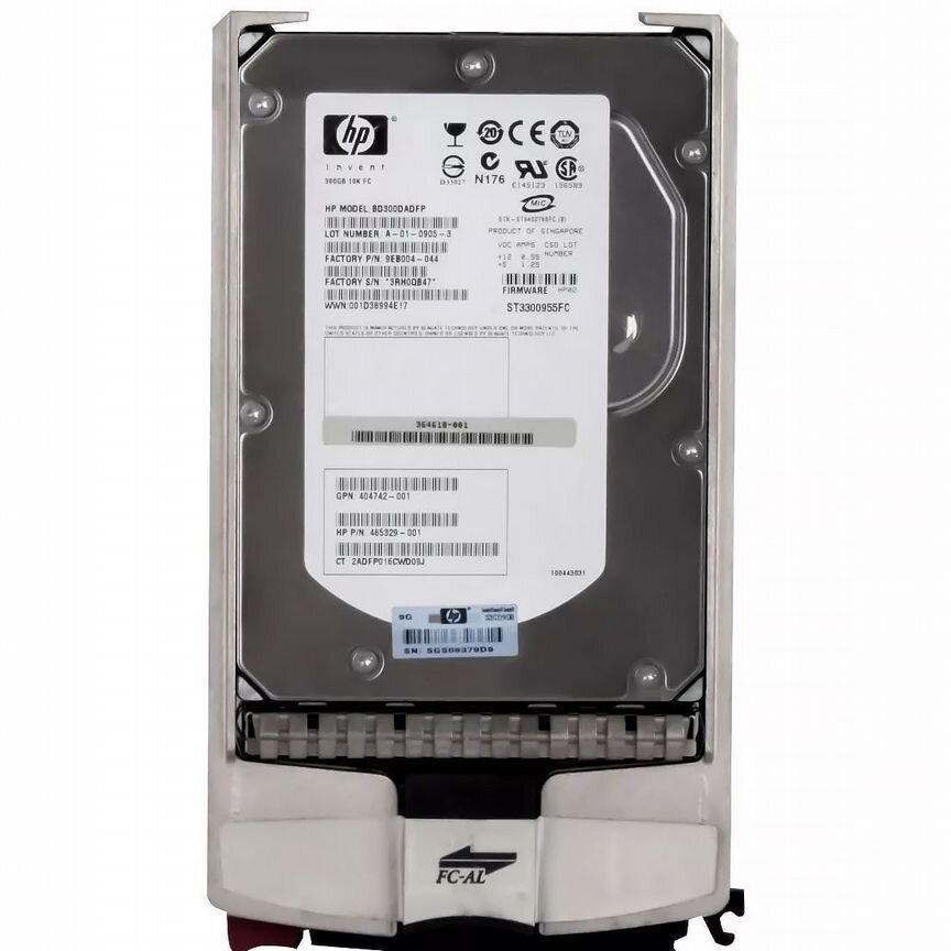 [465329-001] Жесткий Диск Hp Bd300dadfp 300gb Fibre Channel 465329-001