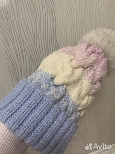 Комплект шапка и снуд