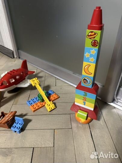 Лего дупло 4 набора + пластина дупло