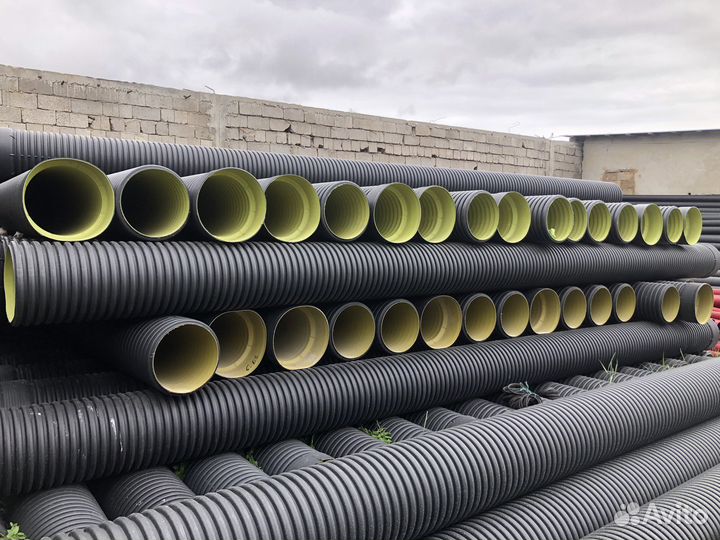 Трубы для канализации/гофрированные