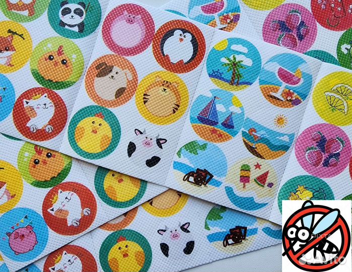 Наклейки (пластырь) от комаров, мошек