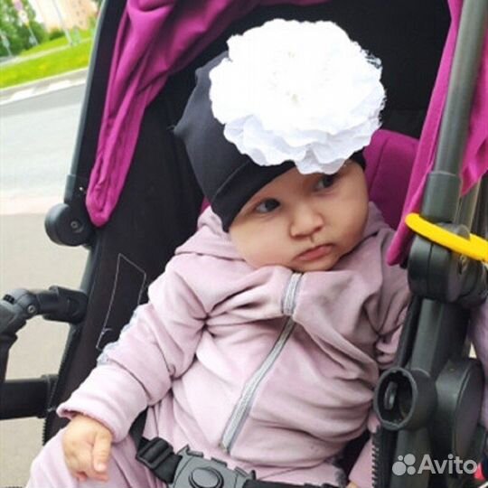 Брендовая шапка для маленьких девочек Partisig,х/б