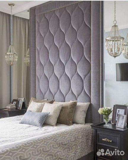 Мягкие стеновые панели в прихожую и спальню