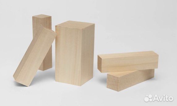 Бруски из липы для резьбы