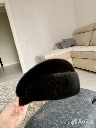 Норковая мужская кепка