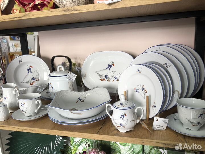 Набор посуды сервиз фарфор польша