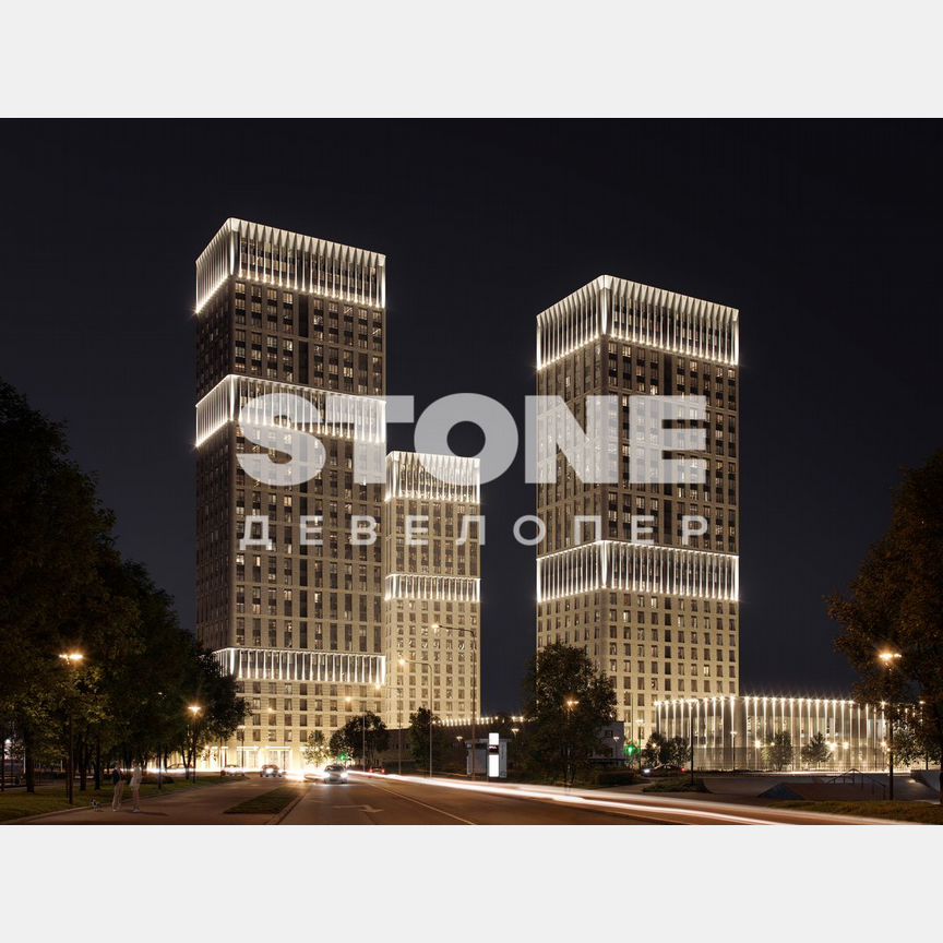 3-к. квартира, 92,5 м², 7/33 эт.