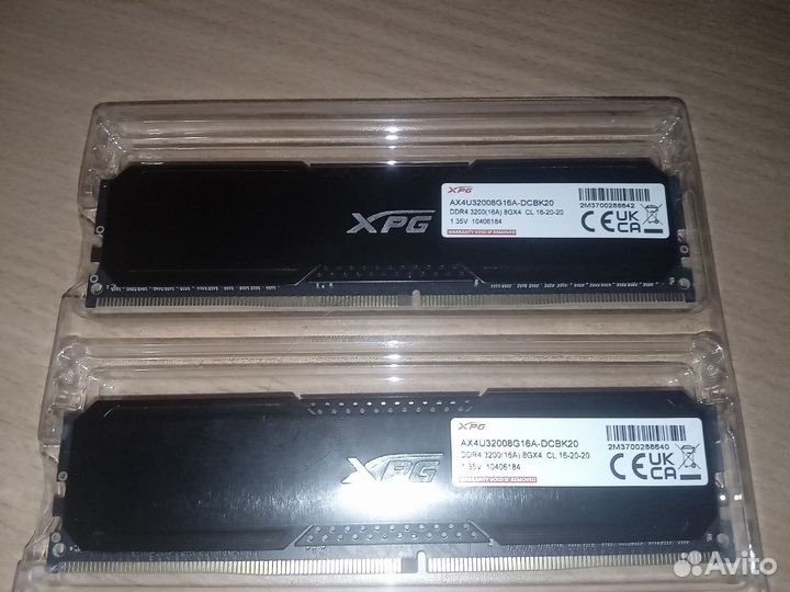 Оперативная память adata D20 DDR4 2x8 gb