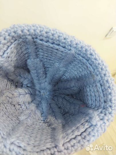 Шапка вязаная ручная работа