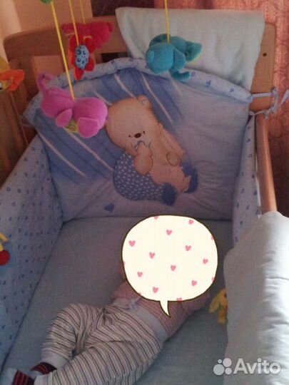 Бортики в детскую кроватку