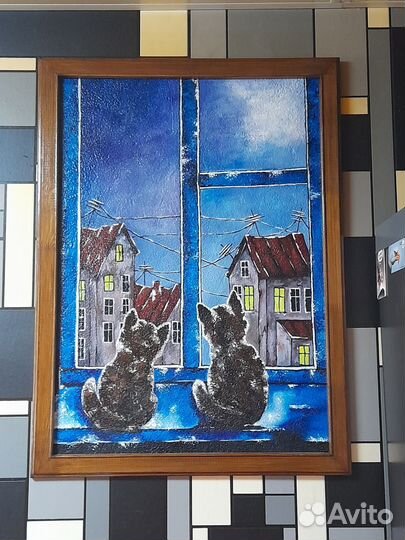 Картина,оргалит, маслом