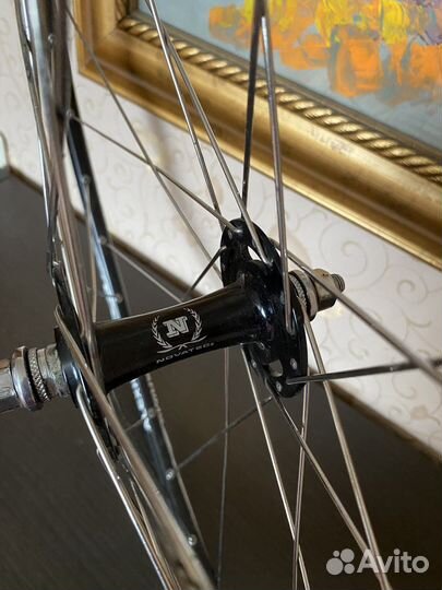Колесо переднее 700с Novatec, Alexrims, Sapim