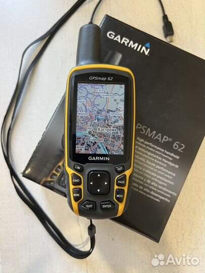 Навигатор Garmin Gpsmap 62