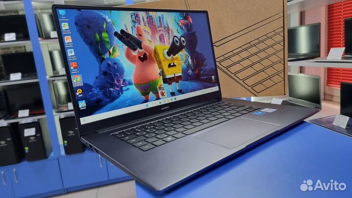 Ноутбук На Гарантии Huawei IPS Core i3 В Коробке