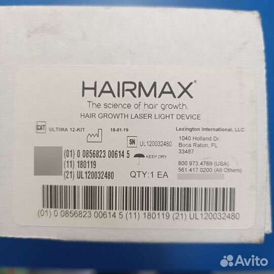 Новый Hairmax lasercomb ultima 12