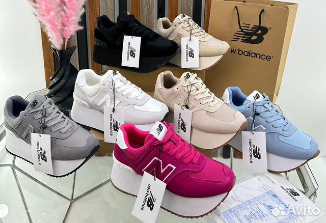 Кроссовки женские New Balance на платформе купить в Москве | Личные ...