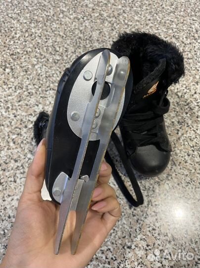 Коньки детские двухполозные 23-24 размер