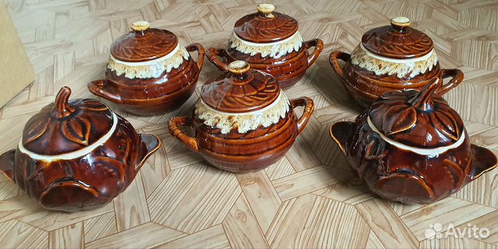 Горшки керамические для запекания