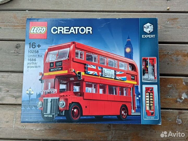 Коробка от Lego 10258