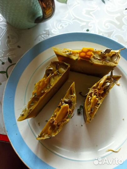 Свечи Дольки из натурального воска