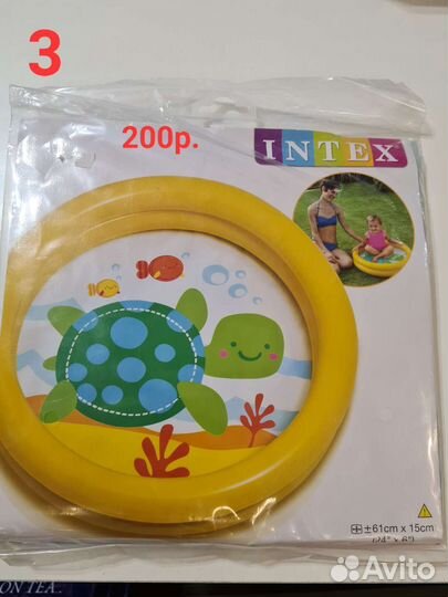 Матрац и бассейн надувной