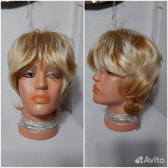 Парик выглядит как натуральные волосы