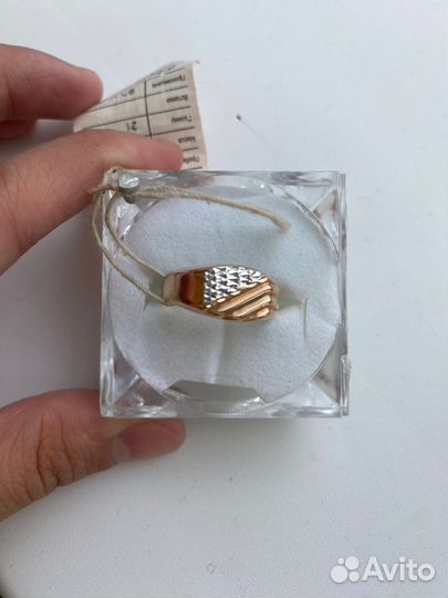 Золотое кольцо мужское