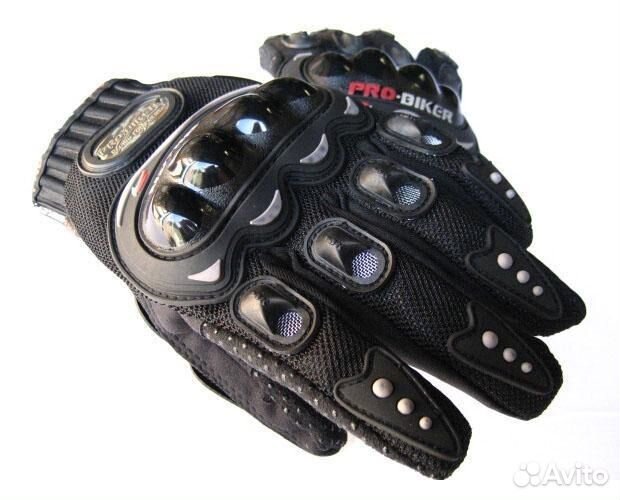 Перчатки Pro-Biker чёрные текстиль