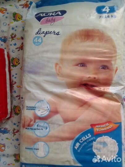 Памперсы подгузники для детей 4