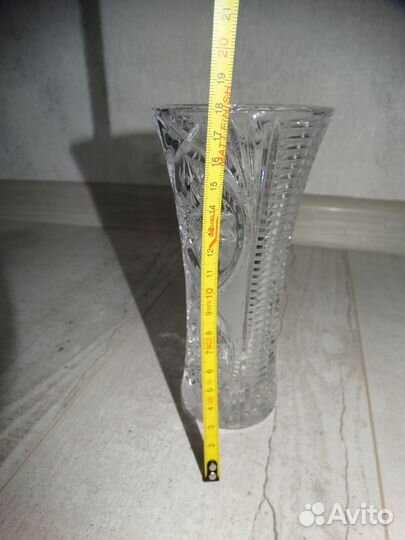 Ваза хрустальная