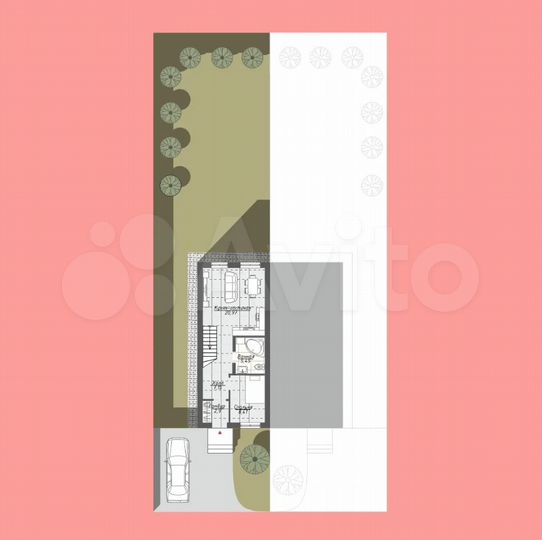 Таунхаус 93 м² на участке 3,2 сот.