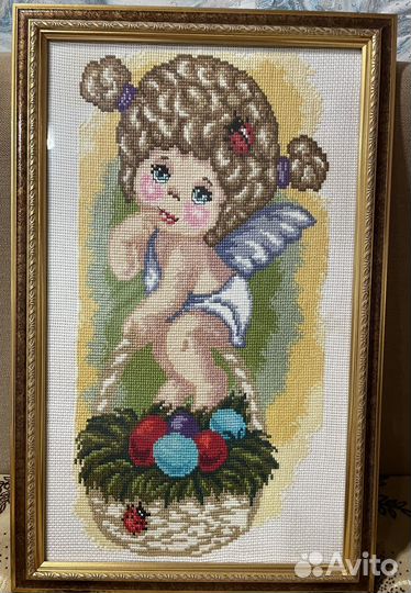 Картина вышитая крестом