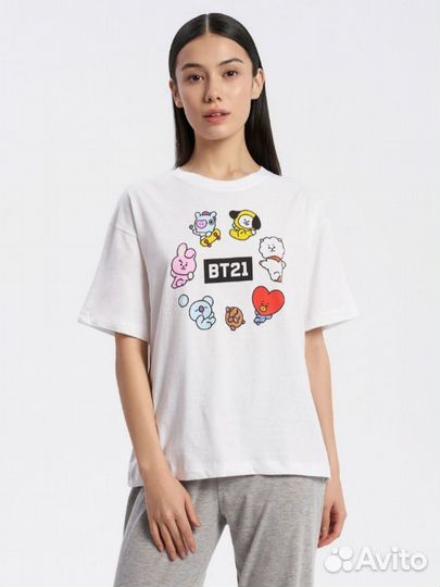 Футболка женская Твое BT21, 46 (М)