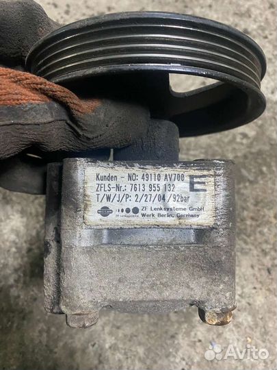 Насос гур Nissan Primera p12 QG18 2004