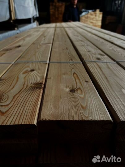 Шлифованные доски лиственницы 35x140 мм, для безуп