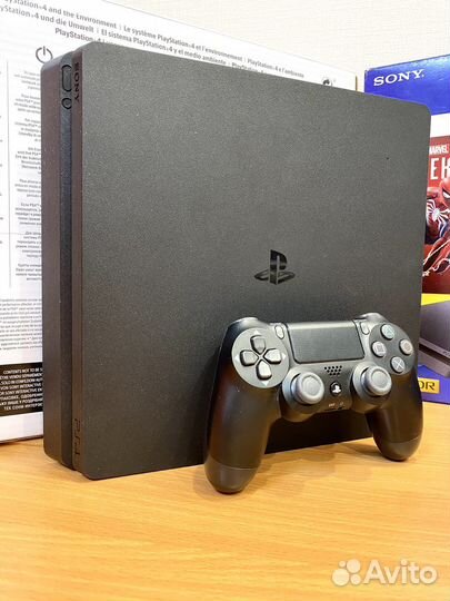 Sony PS4 Slim 1tb Как новая/2геймпада/400игр