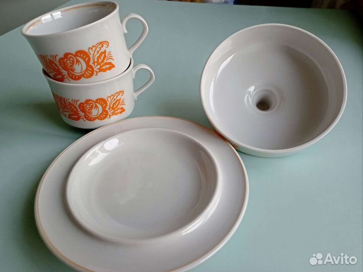 Остатки чайного сервиза Дулево 1992 г. СССР